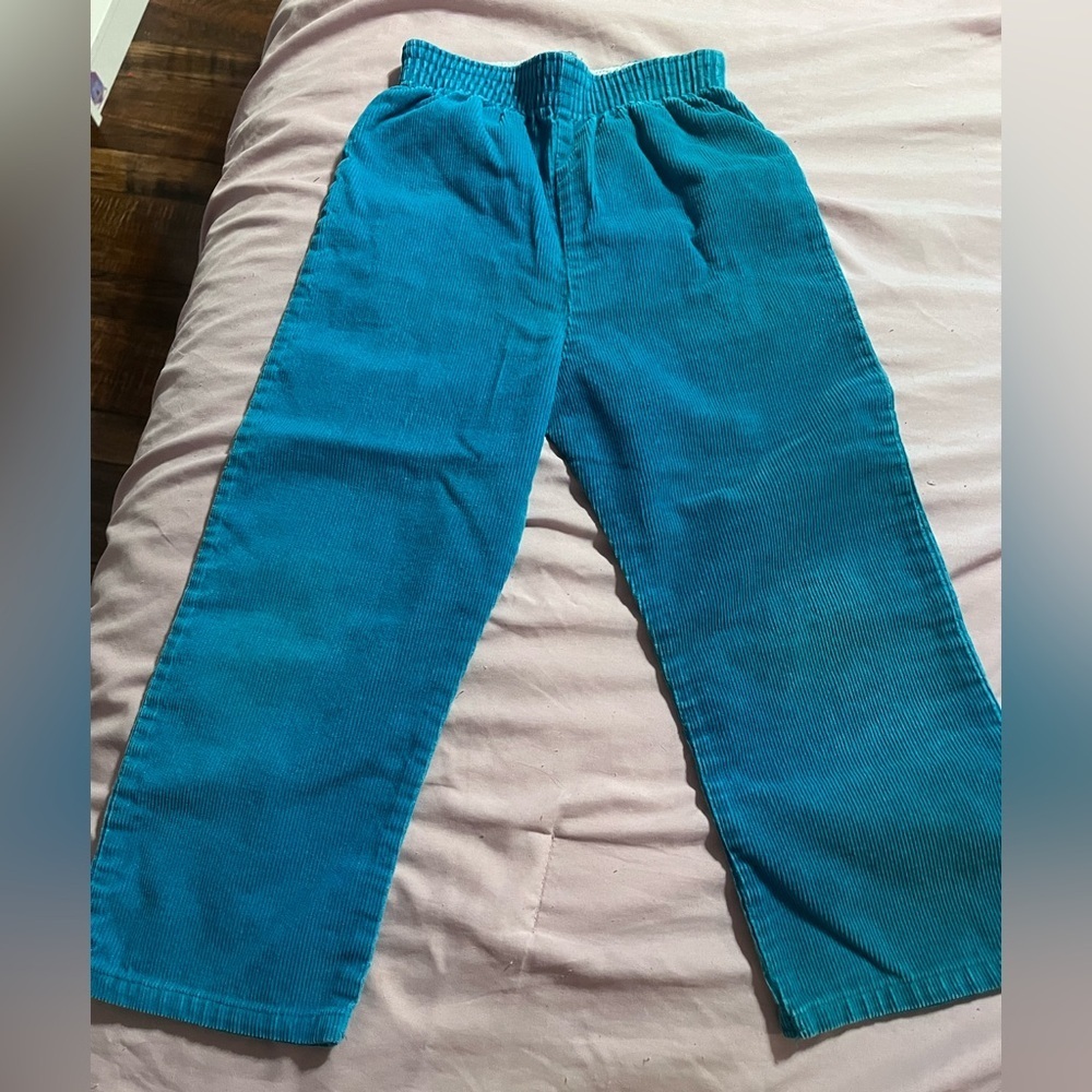 Vintage Kids Teal Corduroy Pants